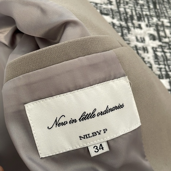Korean brand - NILBY P Spring Jacoat_Greige - Picture 8 of 10